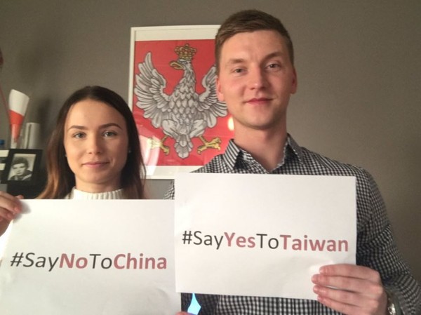 ▲▼ 波蘭一個電視節目發起「SAY YES TO TAIWAN」（對台灣說好）的倡議，引發各國網友響應。（圖／翻攝自推特／@koltonowska_k）