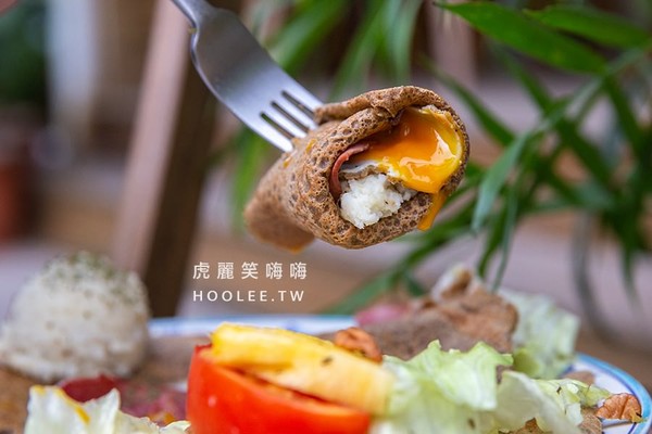 ▲▼高雄 亞力的家法式薄餅 Chez moi（榭茉瓦千層蛋糕）。（圖／虎麗笑嗨嗨提供）