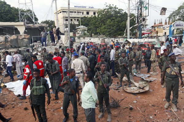 ▲▼ 索馬利亞「薩哈菲飯店」（Sahafi Hotel）發生自殺式炸彈攻擊。（圖／達志影像／美聯社）