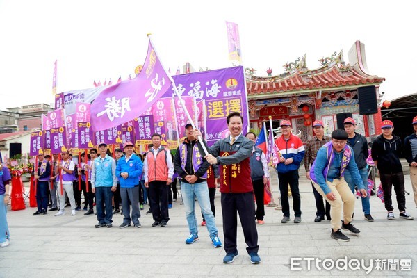 ▲陳福海烈嶼鄉舉辦競選感恩茶會，鄉親們踴躍支持。（圖／陳福海服務處提供）