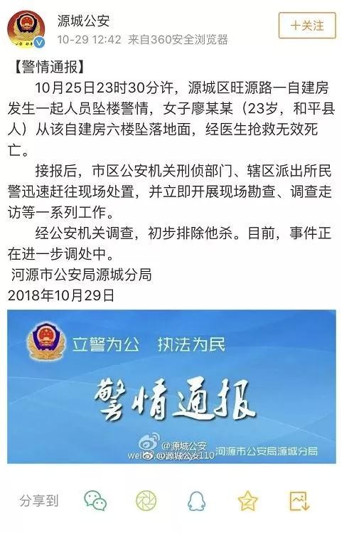 ▲▼23歲正妹女老師深夜傳訊閨蜜「救我」　6分鐘後男友家墜落身亡。（圖／翻攝自紅星新聞）