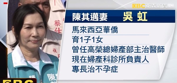 ▲▼陳其邁妻吳虹。（圖／東森新聞）