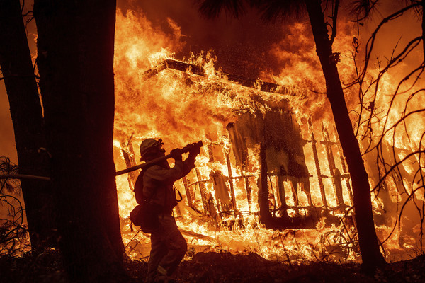▲加州野火,The Camp Fire。（圖／達志影像／美聯社）