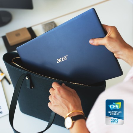 ▲宏碁全球最輕15 吋筆電Acer Swift 5，獲2019美國CES創新獎。（圖／宏碁提供）
