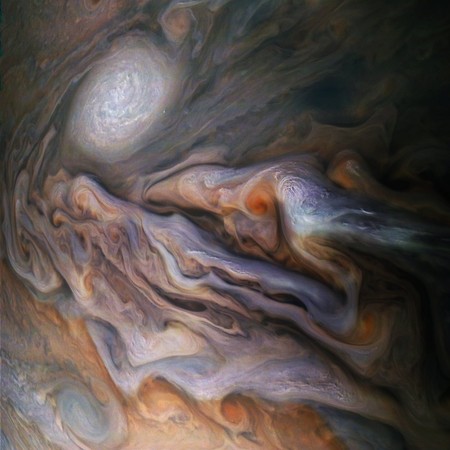 ▲▼ 木星雲層,朱諾號,10月29號拍攝。（圖／翻攝自NASA JPL推特）