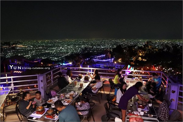 坐擁超廣角夜景！南投星月天空景觀餐廳　還能跟小動物玩（圖／Yun美食旅遊日記）