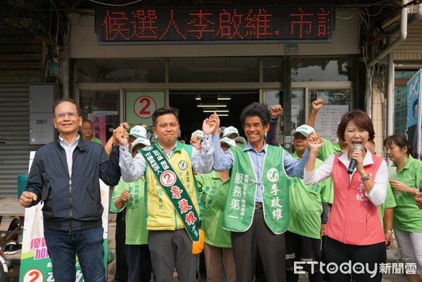 ▲游錫堃一再強調他們都是力挺台灣的力量，呼籲支持者集中選票讓認真、專業、有水牛精神的團隊共同進入議會為民發聲。（圖／陳怡珍提供，下同）
