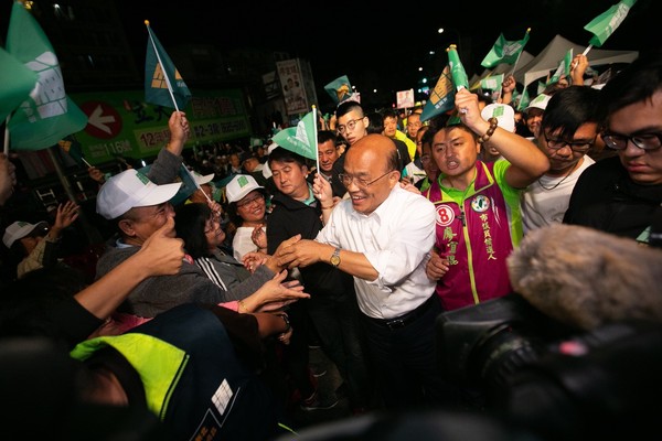 ▲蘇貞昌樹林、林口造勢晚會。（圖／蘇貞昌競選辦公室提供）