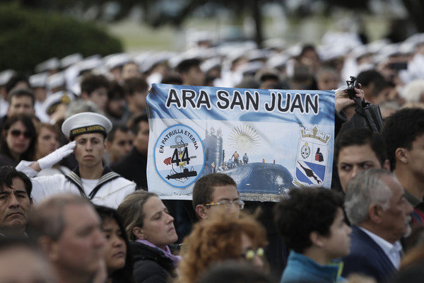 ▲▼ 阿根廷海軍柴電潛艦「聖胡安號」（ARA San Juan）失縱了1年後，殘骸終於被尋獲。。（圖／達志影像／美聯社）