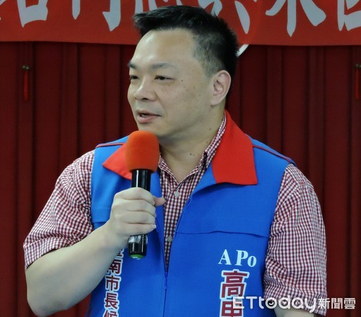 高思博表示參選台南市長，就是思考怎樣能給鄉親一個更好的未來。（圖／高思博提供）