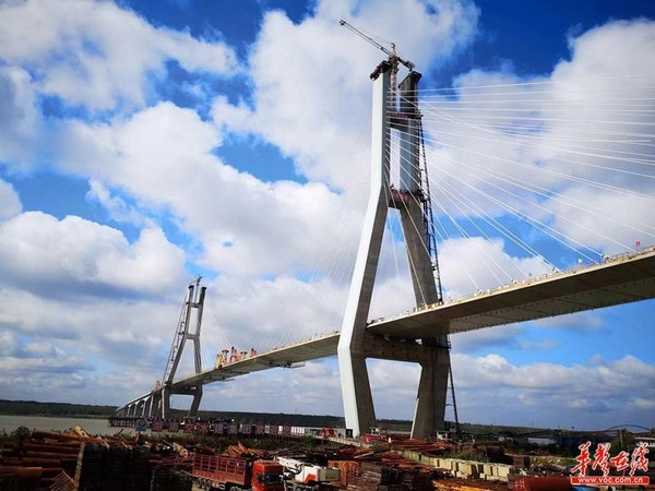 ▲▼南益高速公路南洞庭湖大橋。（圖／翻攝自華聲在線）