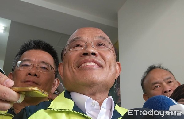 ▲民進黨新北市長候選人蘇貞昌。（圖／記者蔣婕妤攝）