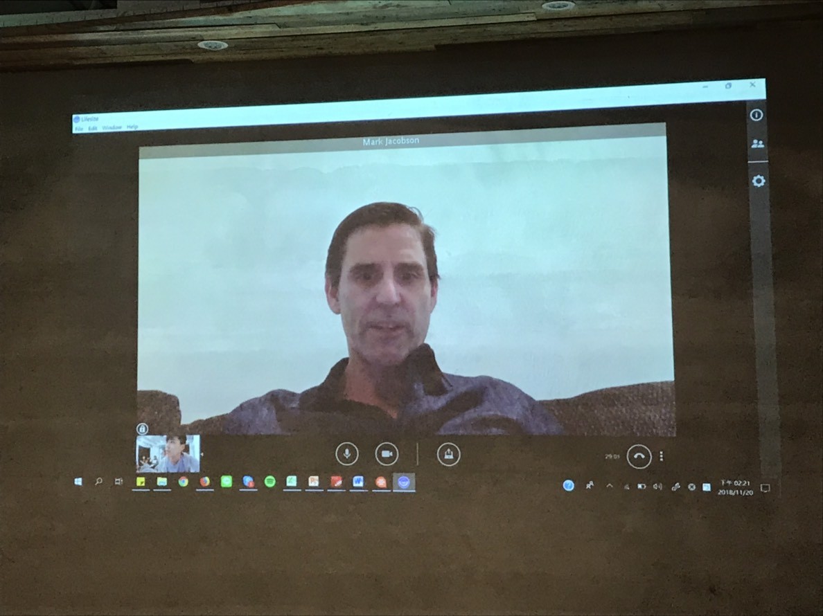 ▲▼美國能源專家馬克‧雅各布森認為台灣使用再生能源已沒有阻礙。（圖／記者許展溢攝）