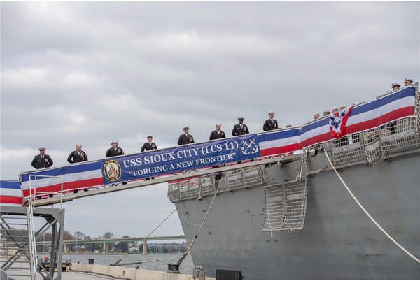 ▲▼蘇城號瀕海戰鬥艦於美國海軍官校舉行服役儀式。（圖／翻攝自美國海軍官網）
