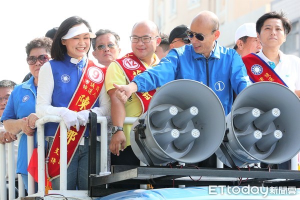 ▲▼韓國瑜21日上午在高雄小港地區掃街。（圖／記者宋德威攝，下同）