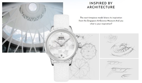 ▲美度表新錶以新加坡藝術科學博物館為靈感（圖／品牌提供）