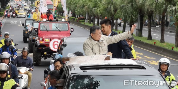 ▲▼柯文哲車隊掃街第二天。（圖／記者陳家祥攝）