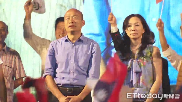 ▲▼國民黨高雄市長當選人韓國瑜致詞向支持者道謝。（圖／記者林敬旻攝）