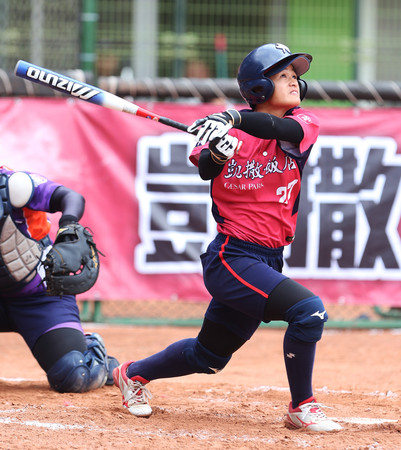 ▲企聯女壘冠軍戰G6，凱撒勇士顏逸.。（圖／多拏運動顧問提供）