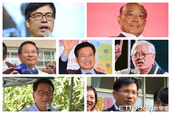 ▲▼民進黨落選的7名候選人。（圖／記者翁嫆琄製圖）