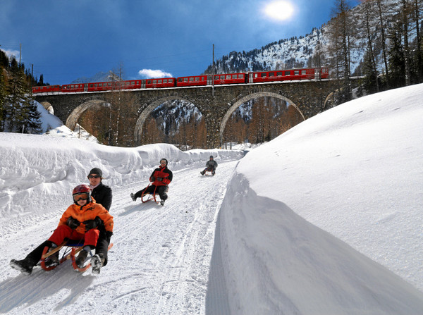 ▲▼瑞士旅遊,瑞士滑雪,瑞士玩雪橇,瑞士冰河列車,瑞士景觀列車。（圖／瑞士國家旅遊局提供）