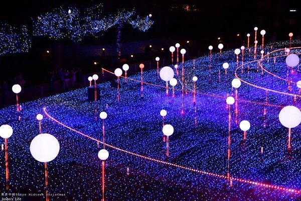 ▲▼東京中城Midtwon冬季點燈。（圖／臉書專頁Jason`s Life授權提供，請勿翻攝）