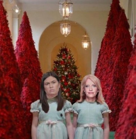 ▲▼ 美國白宮紅色聖誕樹。（圖／翻攝自推特／Melania Trump）