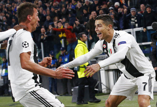 ▲尤文圖斯，C羅(Cristiano Ronaldo)助攻曼祖基奇(Mario Mandzukic)進球。（圖／達志影像／美聯社）