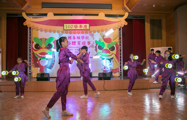 ▲苗栗縣後龍國小扯鈴隊的表演。（圖／台南大學提供）