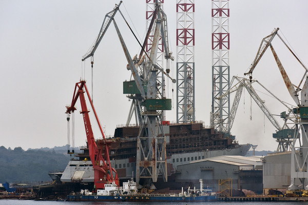 ▲▼除了半導體，造船業也是南韓重要產業之一。（圖／達志影像）