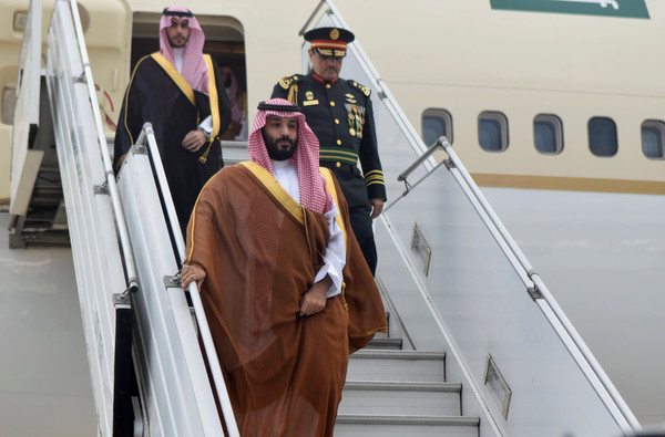 ▲▼沙烏地阿拉伯王儲穆罕默德（Mohammed bin Salman），抵達阿根廷參加G20。（圖／路透社）