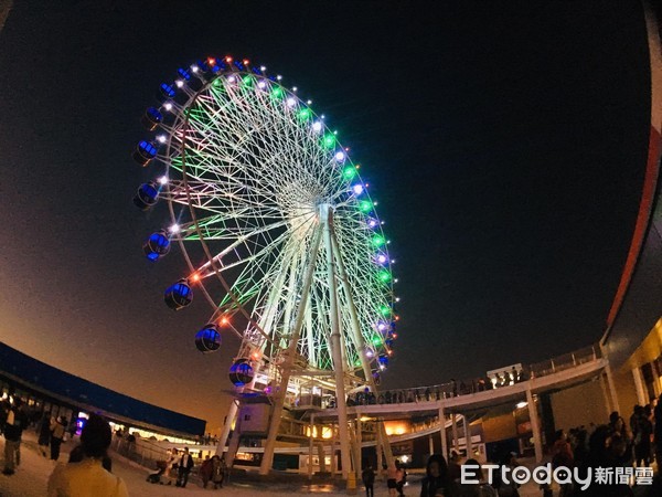 台中最新梦幻夜景地 全台唯一60米"海景摩天轮"抢先搭 - 雪花台湾