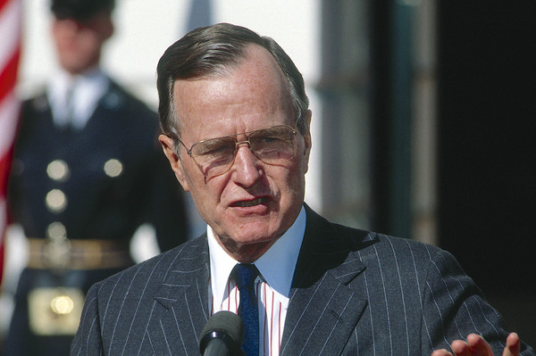 ▲▼  美國前總統老布希（George H. W. Bush）30日於德州休士頓辭世，享壽94歲。（圖／達志影像／美聯社）