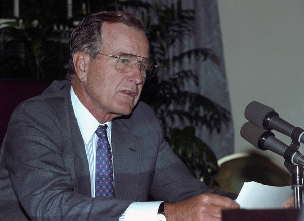 ▲▼美國前總統老布希（George H. W. Bush）。（圖／路透社）