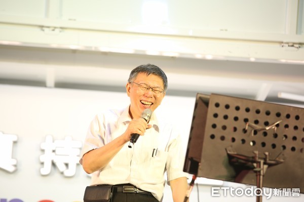 ▲▼       柯文哲謝票園遊會         。（圖／記者周書羽攝）