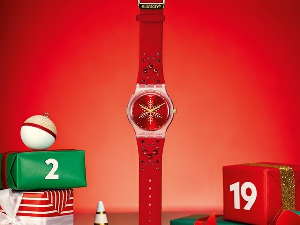 ▲SWATCH聖誕錶（圖／品牌提供）