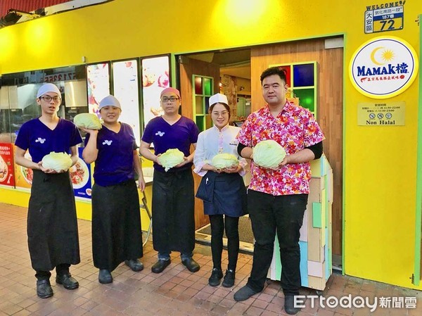 ▲聯發集團旗下各餐飲門市舉行「不限金額消費就送一顆高麗菜」活動。（圖／聯發國際餐飲事業股份有限公司提供）