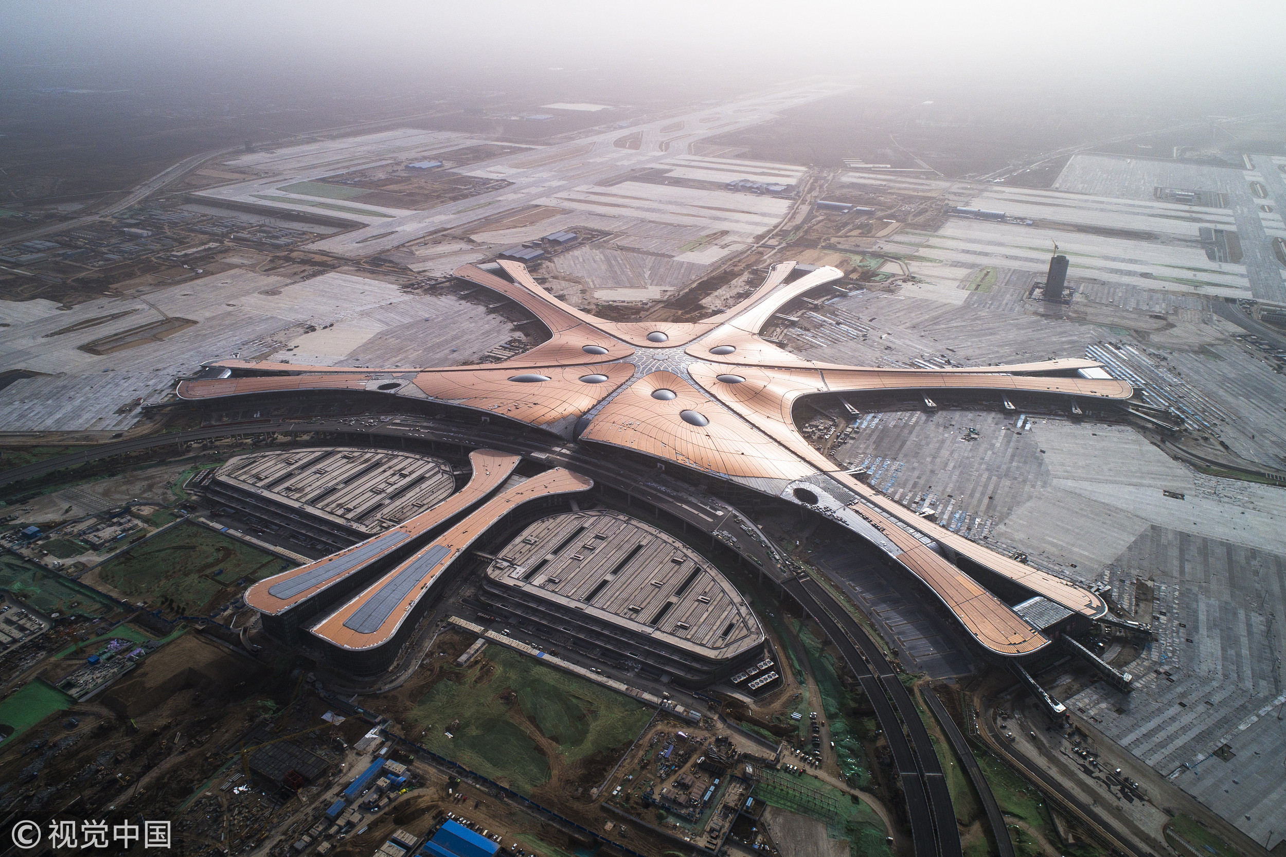 ▲▼北京大興國際機場主體基本竣工。（圖／CFP）