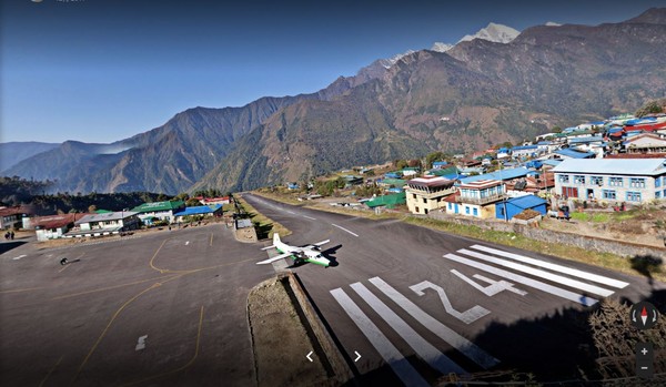 ▲▼ 尼泊爾「丹增希拉瑞機場」（Tenzing-Hillary Airport）。（圖／翻攝Google Map）