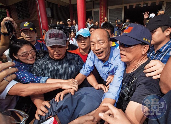 高雄市長當選人韓國瑜暴紅，成為黨內最具實力的諸侯，也是有意參選2020者競相拉攏的對象。