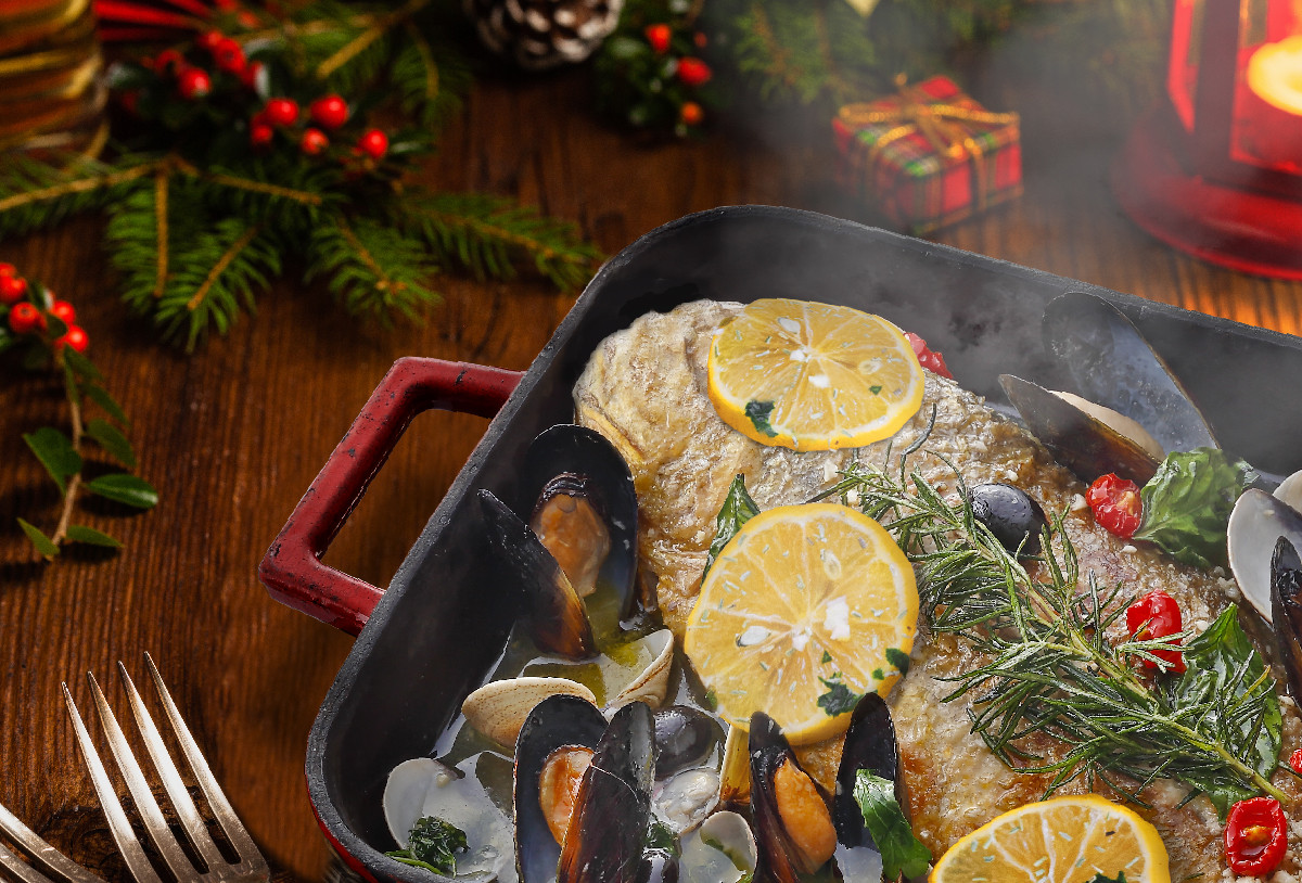 ▲▼拿坡里式水煮馬頭魚是義大利經典名菜。（圖／三澧企業提供）
