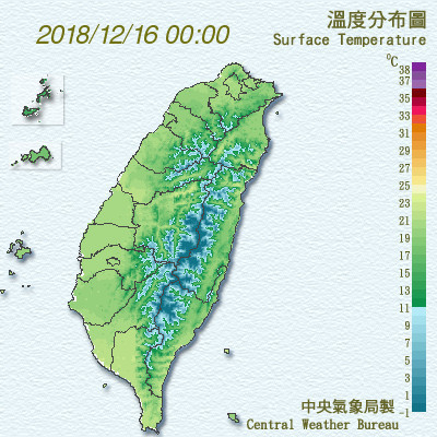 ▲▼降10℃雨停了！入冬最強冷氣團「12℃急凍北台」　體感僅11℃冷3天。（圖／中央氣象局）