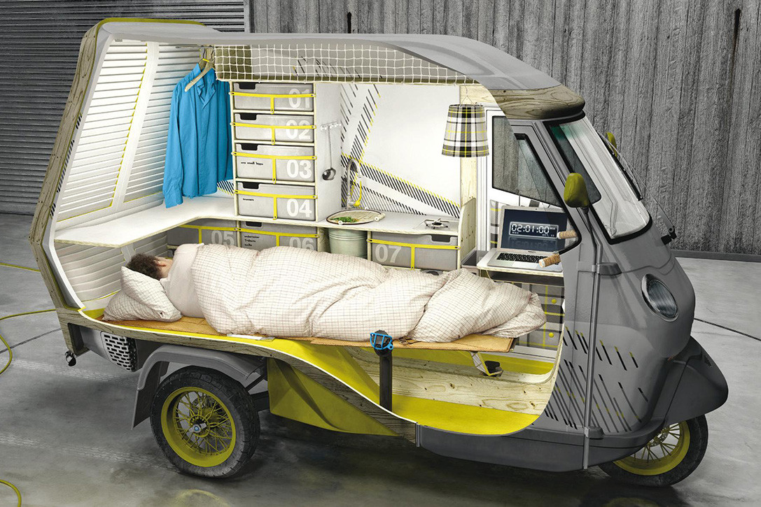 單身狗專用 超迷你三輪露營車 瓦斯爐 冰箱都有一個人睡也溫暖 Ettoday車雲 Ettoday新聞雲