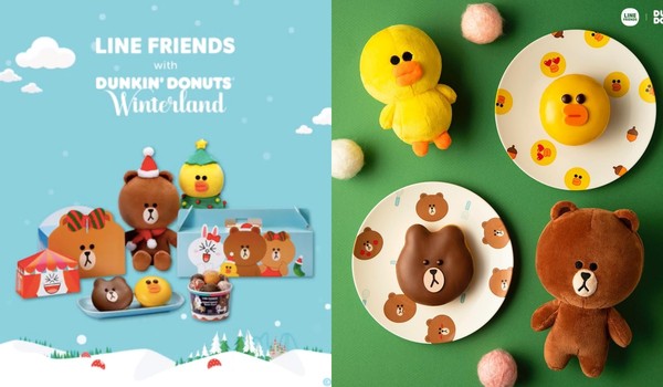 ▲南韓Dunkin` Donuts x LINE聯名（圖／翻攝自dunkindonuts_kr IG）
