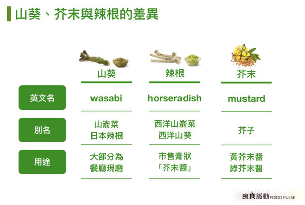 ▲現磨山葵與市售芥末醬有什麼不同。（圖／灃食教育基金會提供，請勿隨意翻拍，以免侵權。）