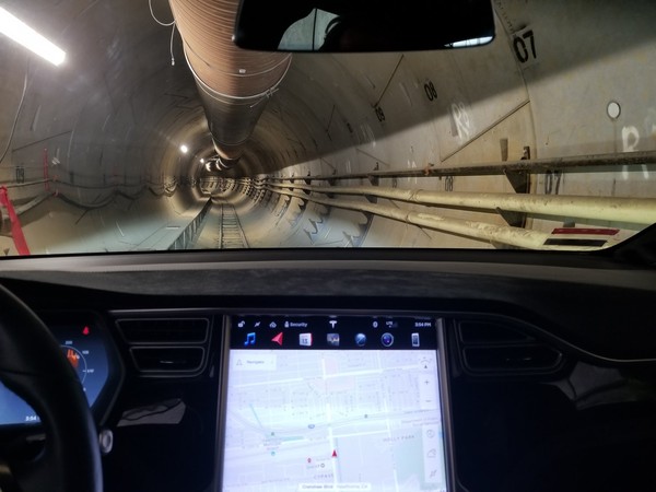▲▼馬斯克領導打造的超迴路列車地下隧道。（圖／The Boring Company官網）