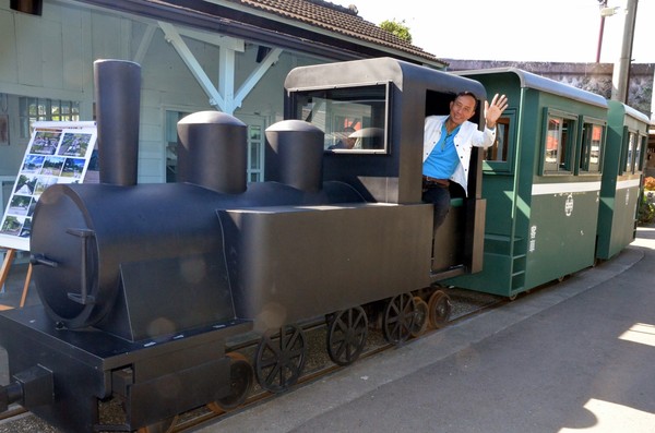 ▲▼三星鄉天送埤車站景點擴大服務，鐵道開往破布烏堤防。（圖／三星鄉公所提供，下同）