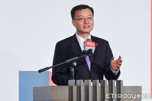 ▲雙城論壇開幕式，上海市副市長周波致詞。（圖／記者林敬旻攝）