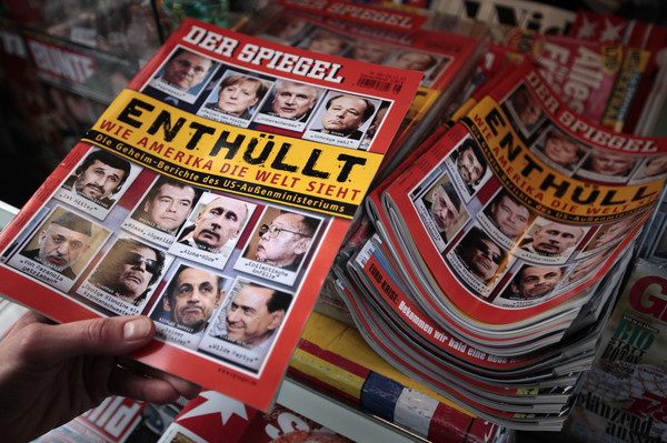 ▲德國雜誌《明鏡》周刊（Der Spiegel）。（圖／路透社）