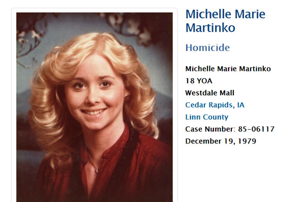 ▲▼美國18歲女高中生命案，39年後宣告偵破,Michelle Marie Martinko。（圖／翻攝Iowa Cold Cases.org網站）